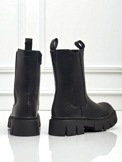 Magas szárú női öko bőr bokacsizma Dorvella