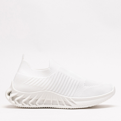 Dinging fehér bebújós női sportcipő - Lábbeli