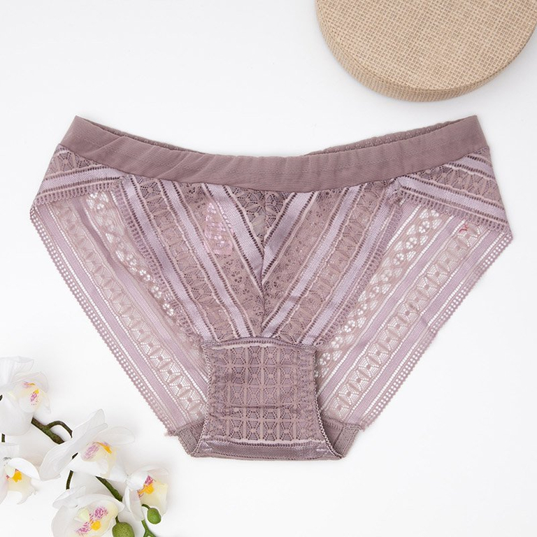 Női szürke csipkebugyi - Fehérnemű