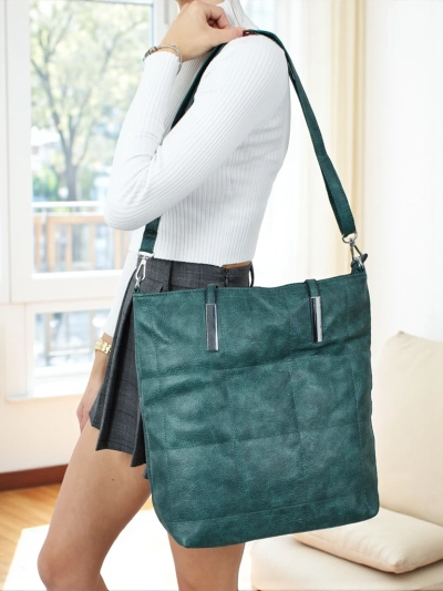 Tessira női shopper táska, öko bőr