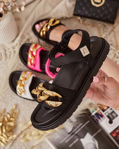 Royalfashion Női Orette láncos szandál