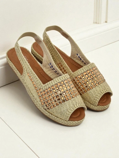 Női espadrille szandál strasszokkal Belle Sparkle