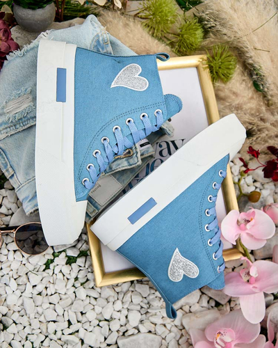 Royalfashion női Tris High Sneakers