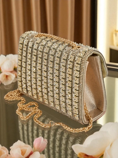 Royalfashion Női borítéktáska cirkóniákkal Elira Dusk