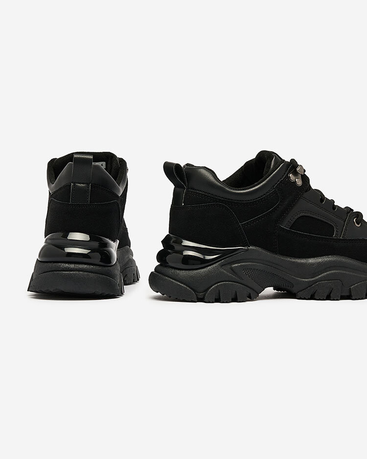 Royalfashion Fekete női tornacipő Aherot