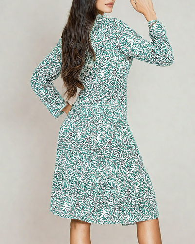 Royalfashion Női midi ruha nyomtatással