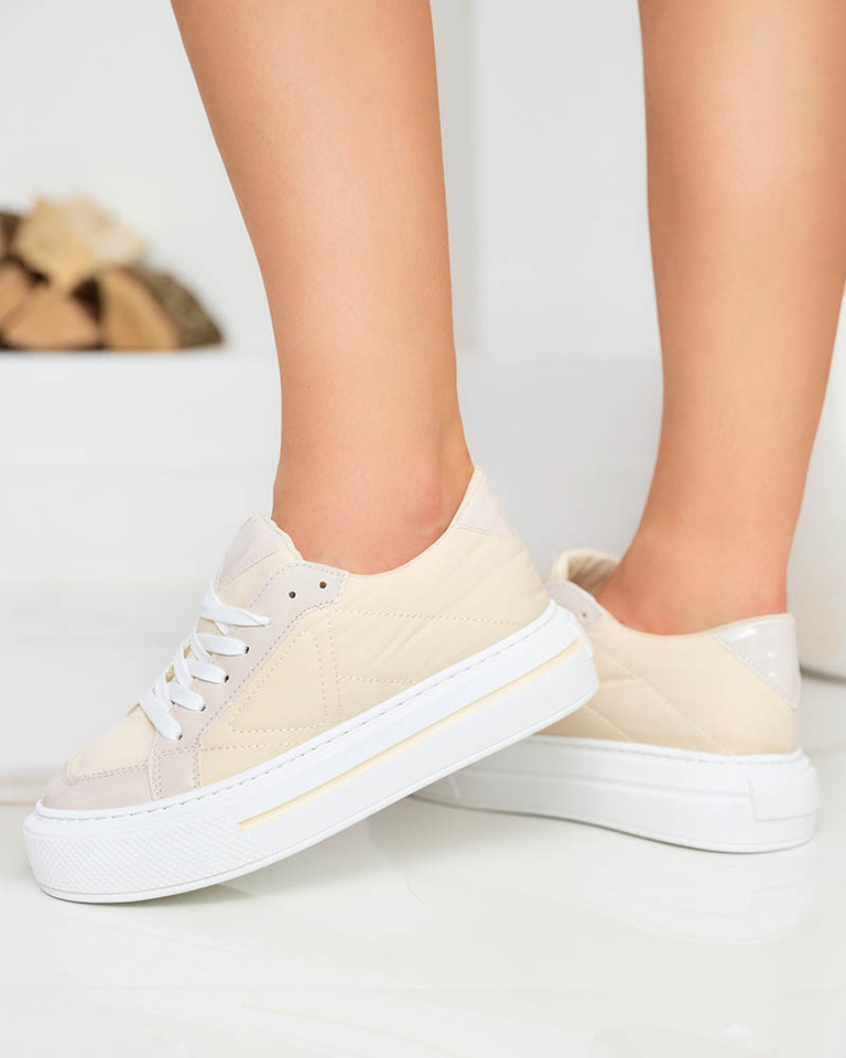 OUTLET Bézs színű női sportcipő Smaqo - Lábbeli