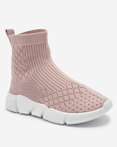 Rózsaszín gyermek boka sportcipő Ovoy- Footwear