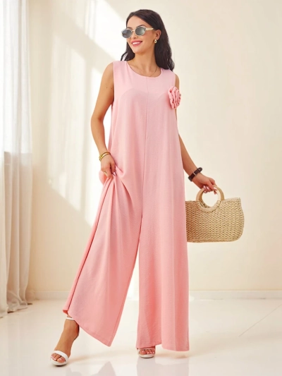 Atena Rosa Palazzo – elegáns, pántos kombidressz viszkóz anyagból
