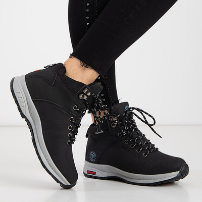 Fekete női szigetelt hócsizma Emeralda - Lábbeli