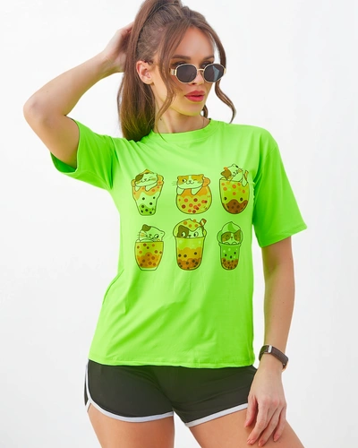 Royalfashion Női sport szett pólóval és rövidnadrággal, Cica