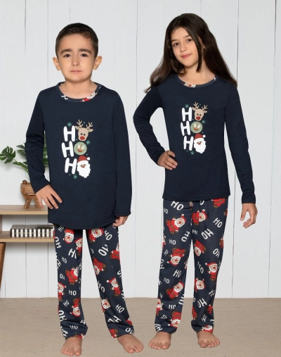 Royalfashion Karácsonyi gyermek pizsamák mintával
