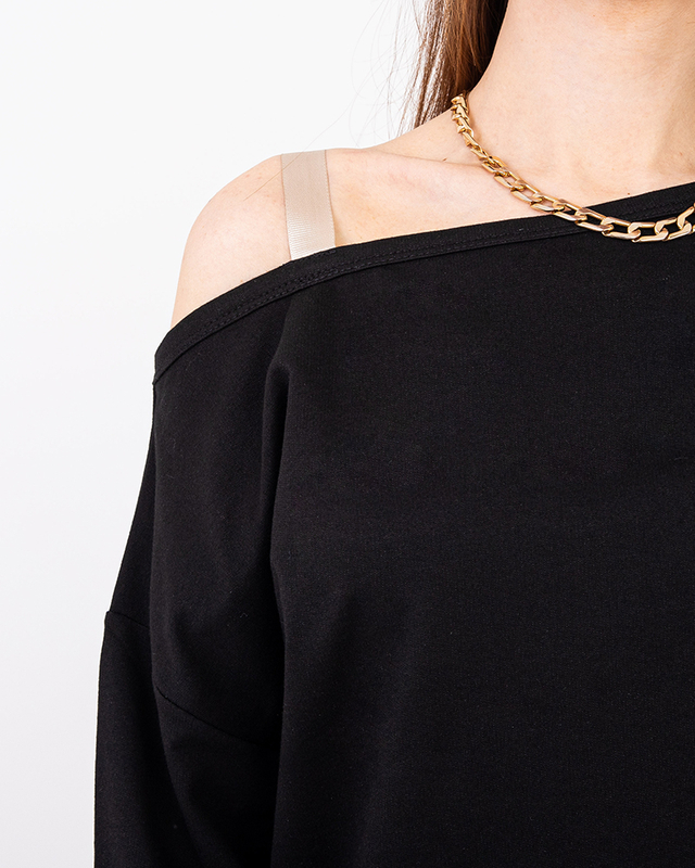 Női fekete blúz és szoknya szett- Ruházat