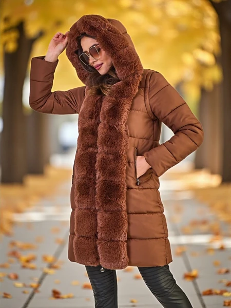 Royalfashion Női dzseki eltávolítható ujjakkal