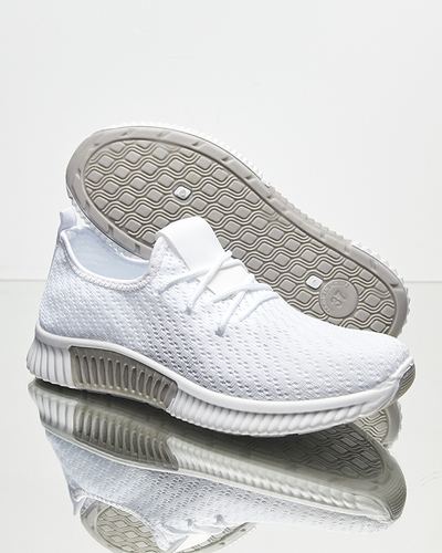 Fehér női szövet sportcipő Vobbu- Footwear