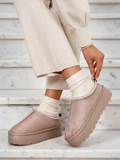 Royalfashion Női Zommy rövid csizma a'la hócsizma