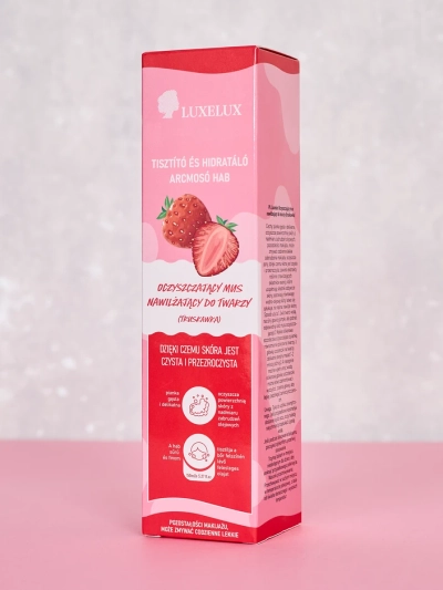 Luxelux Tisztító Hidratáló Eper Hab Az Arcnak 150 ml