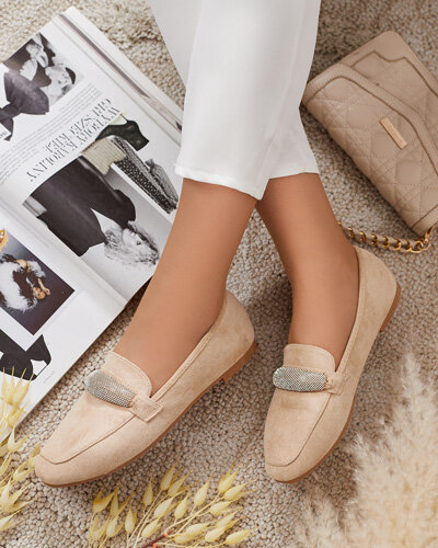 Royalfashion Női mokaszinok eko velúr Rellpes