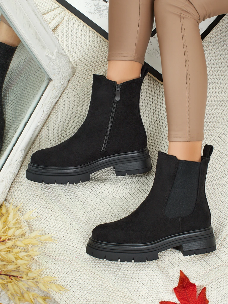 Női Lunvor a'la chelsea csizma öko-velúrból