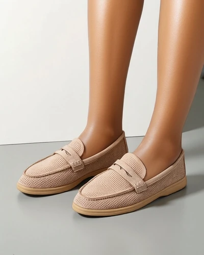 Royalfashion Női perforált mokaszin Sierros