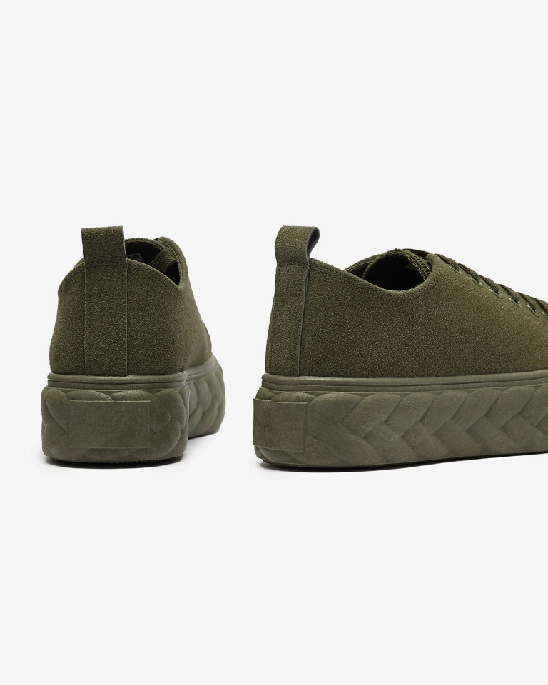 Sötétzöld női platform tornacipő Sedix - Lábbeli