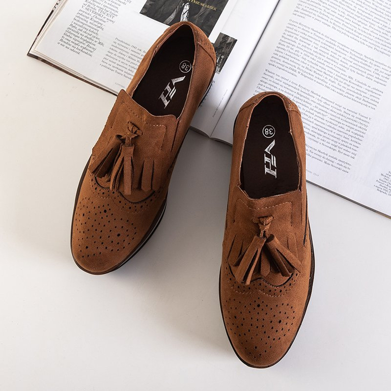 Női teve Jacoba platform cipő - Lábbeli