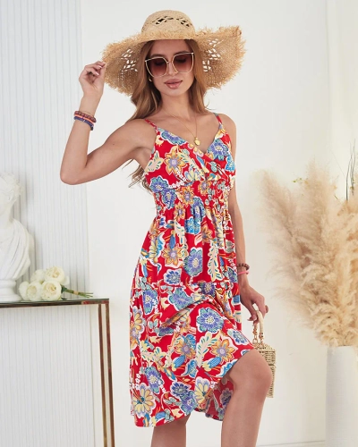 Royalfashion Női pamut virágos ruha