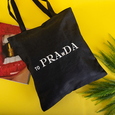 Női fekete szövet kézitáska - Táskák