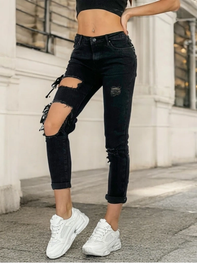 Royalfashion Női mom farmer nadrág