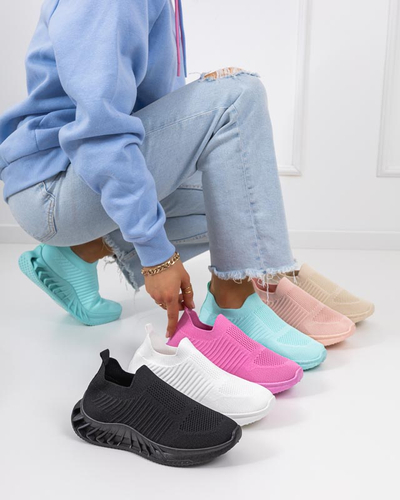 Dinging fehér bebújós női sportcipő - Lábbeli