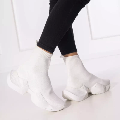 OUTLET White Gohi női magas sportcipő - Lábbeli