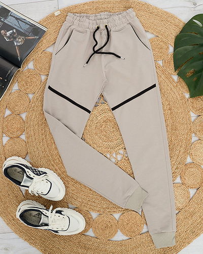 Női világosszürke melegítőnadrág - Ruházat