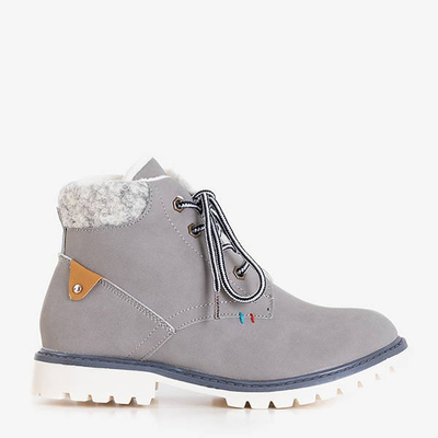 Szürke fiúk Tiptop szigetelt csizma - cipő