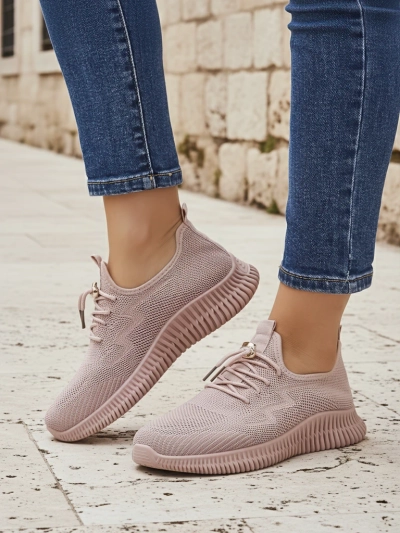 Aurelia Rosa – női Royalfashion sportcipő szövetből, rózsaszín, lapos talpú