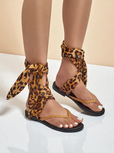 Royalfashion női papucsok díszes pánttal Safari Sweet
