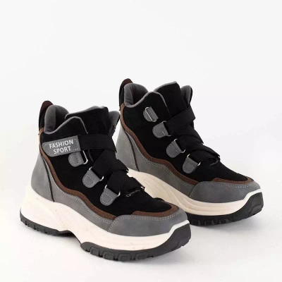 OUTLET Szürke szigetelt női sportcipő Filippa - Lábbeli