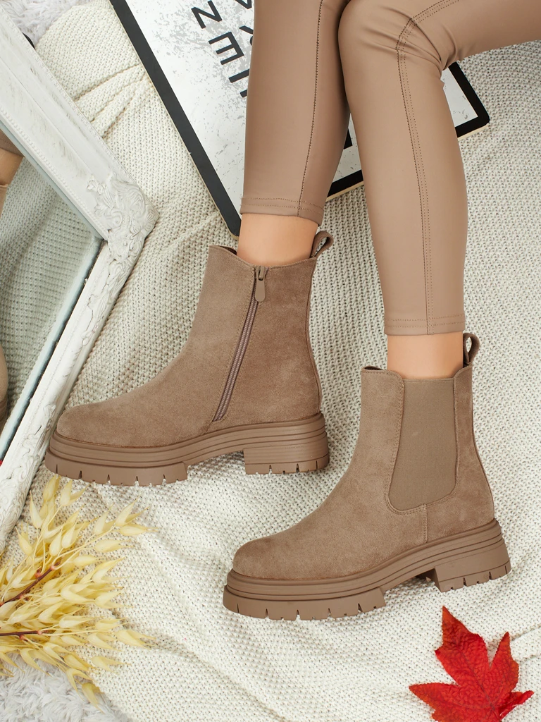 Női Lunvor a'la chelsea csizma öko-velúrból