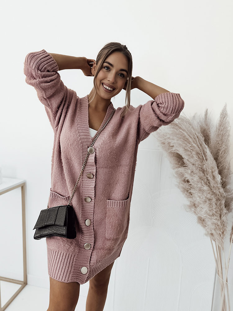 Royalfashion rózsaszín női ágyneműs pulóver