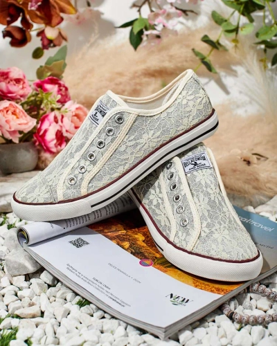 Royalfashion női Imilla brokát tornacipő
