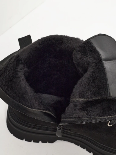 Női öko velúr worker stílusú bokacsizma Molistea