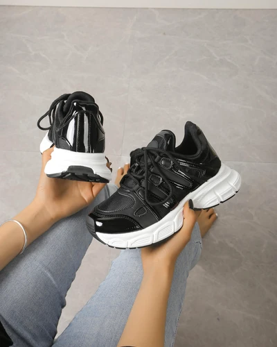 Royalfashion Női sportos sneakers vastag talpon Loness