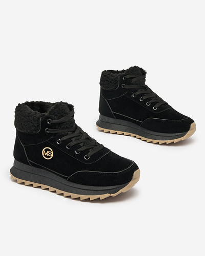 Royalfashion Női szigetelt sportcipő fekete Cerrto