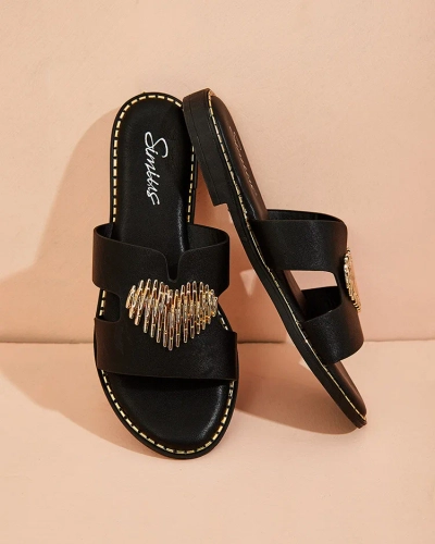 Royalfashion Női Olis lapos talpú flip-flop