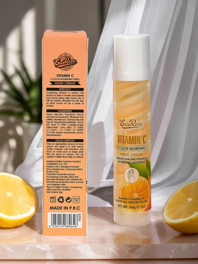 EraRose Aurelia - C-vitaminos kézkrém, 3-színű ápolás, 60g