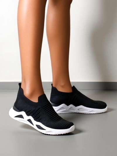 Royalfashion Slip-on női sportcipő strasszokkal Elavises