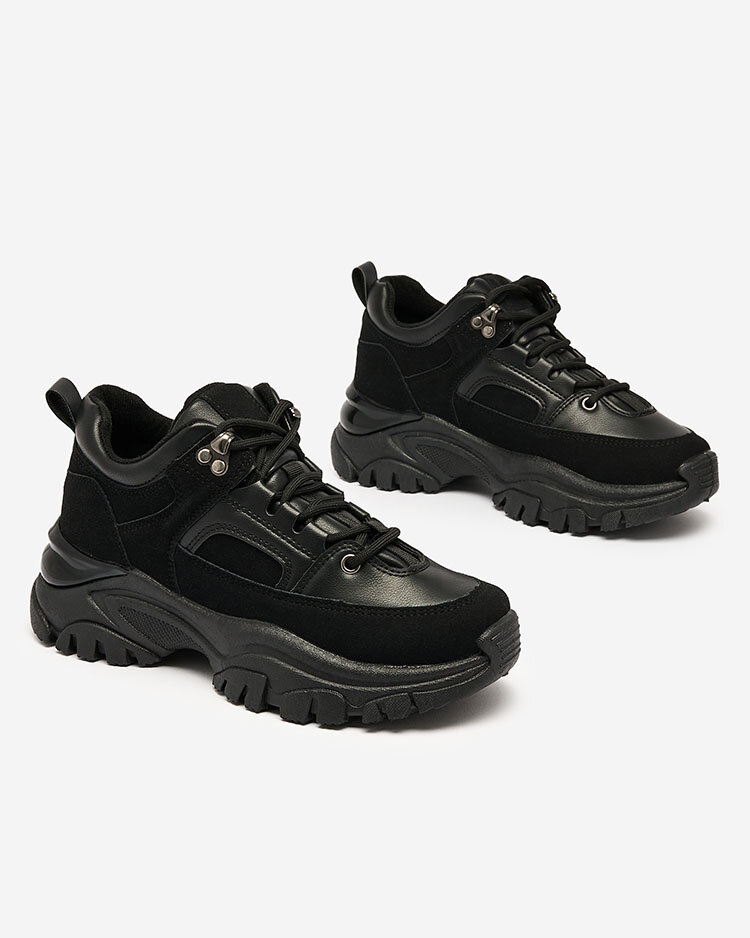 Royalfashion Fekete női tornacipő Aherot