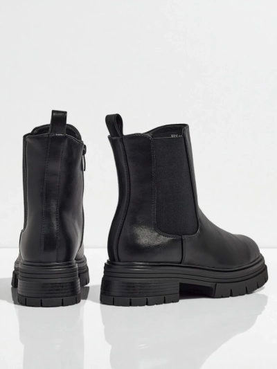 Solmira női eco bőr bokacsizma