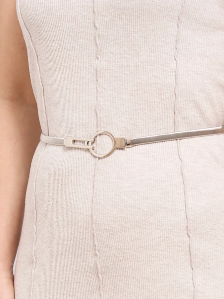Ezüst Fém Női Öv Livia Eleganza Italiano 64-100 cm