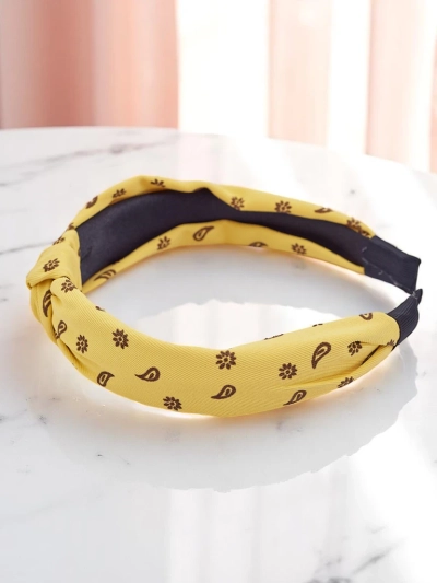 Royalfashion Fonott Mintás Hajpánt Grafity Boom