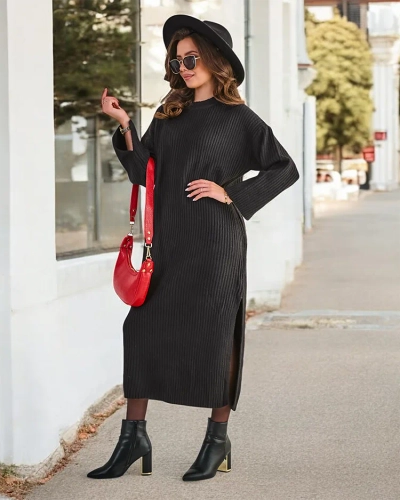 Royalfashion Női hosszú pulóverruha